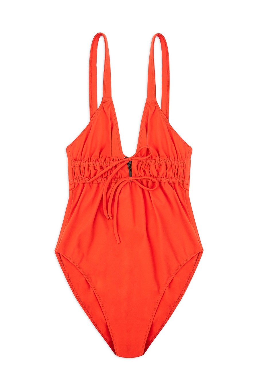 Else Else | Tori Triangle Tie Detailed One Piece Poppy