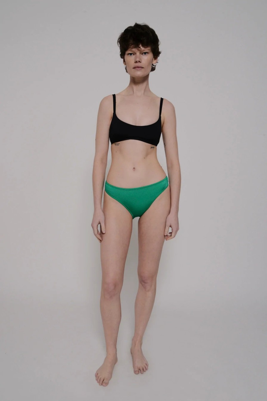 Nu Swim Nu Swim | High Cut Bottom Emerald