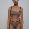 Nu Swim Nu Swim | Daisy Top Taupe & Black