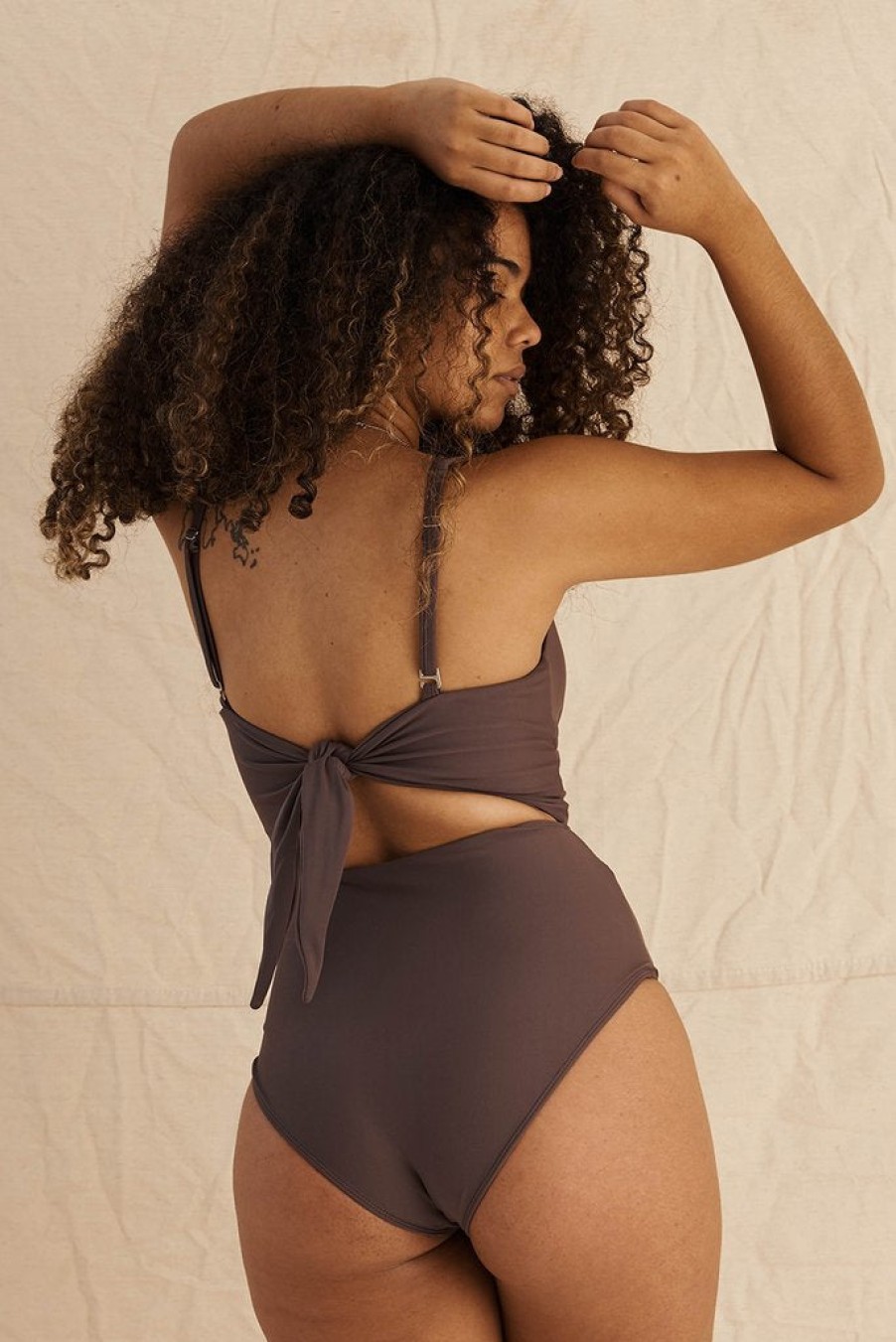 Hakea Hakea | Mariposa Maillot Dark Taupe