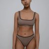 Nu Swim Nu Swim | High Cut Bottom Taupe & Black